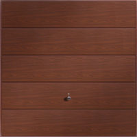 Garador Wentwood garage door in rosewood