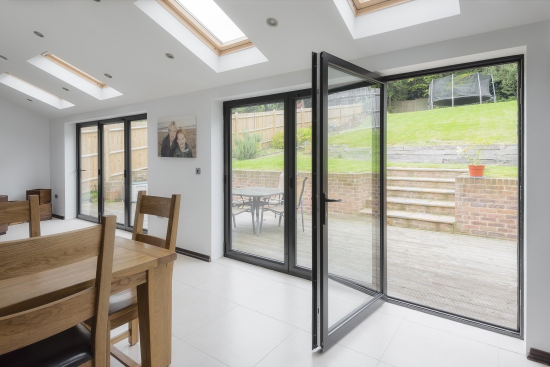 bifold open doors