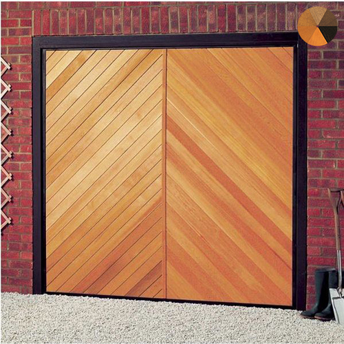 Cardale Futura Chevron Timber Garage Door Online Garage Doors