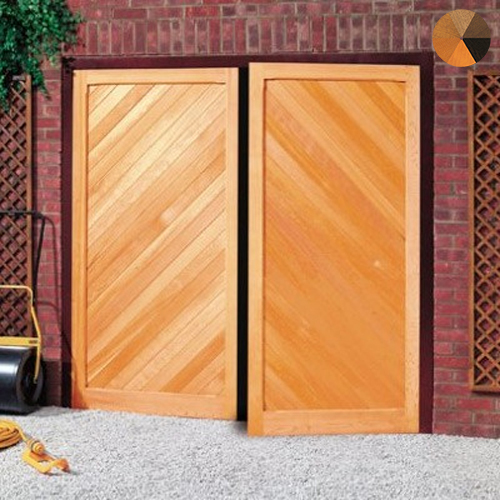 Cardale Futura Chevron Timber Side Hinged Garage Door Online