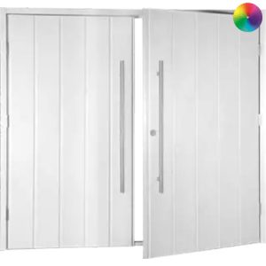 Fort Doors side hinged westhill vertical medium rib