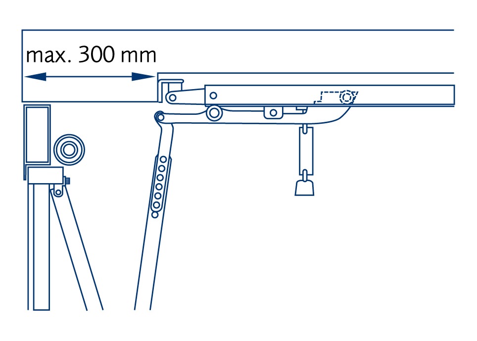 Garador canopy lintel extension