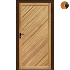 Garador Half Chevron Left Personnel Door