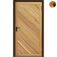 Garador Half Chevron Right Personnel Door