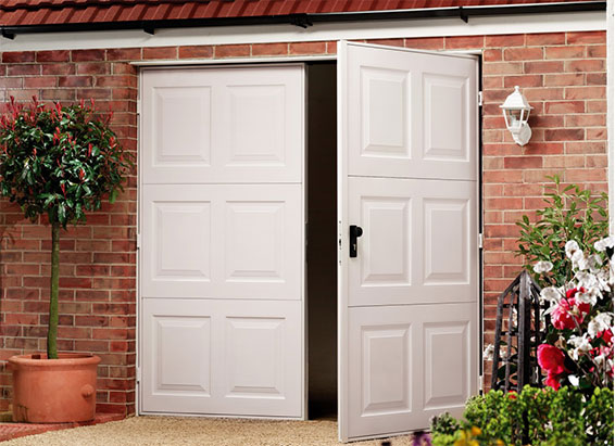 Garador Georgian side hinged garage door