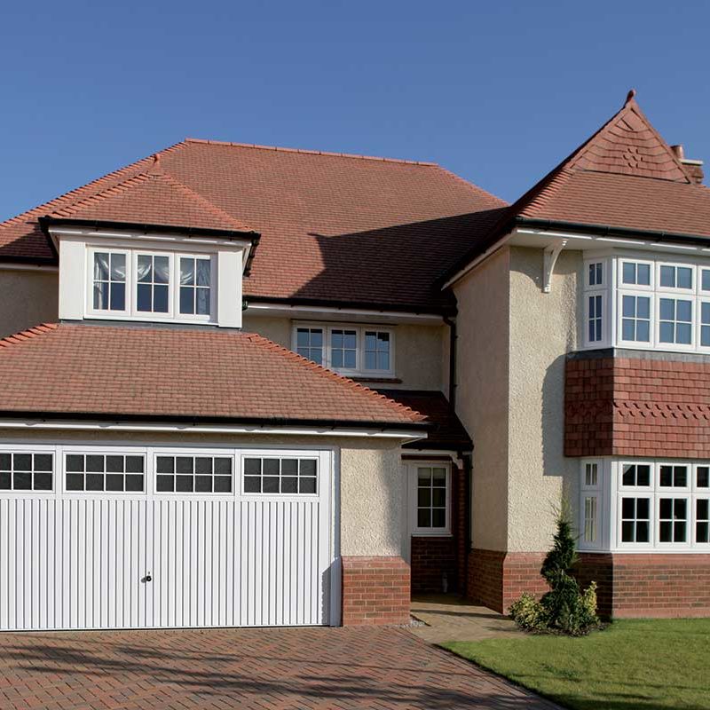 Hormann Ilkley double garage door