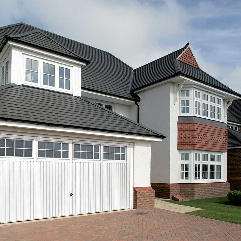 Hormann Ilkley double garage door