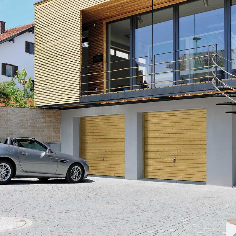Hormann timber garage doors